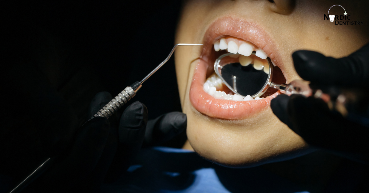 Same Day Dentist in Kitchener: Fast Treatment for Severe Tooth Pain 2 Patient with severe toothache being assessed by a same day dentist in Kitchener